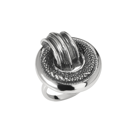 Кольцо из серебра «Альянс»