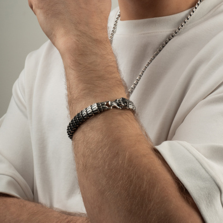 Серебряный браслет «Дракон»