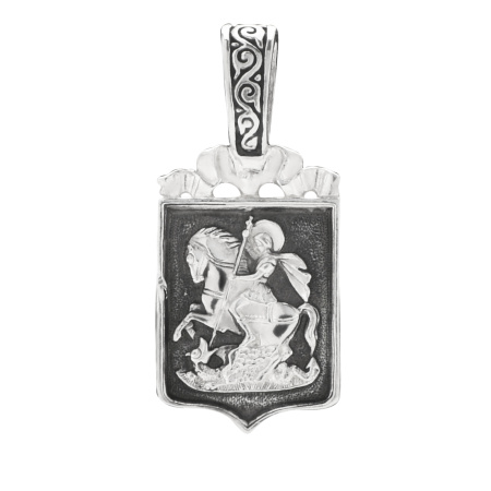 Крест из серебра Георгий Победоносец