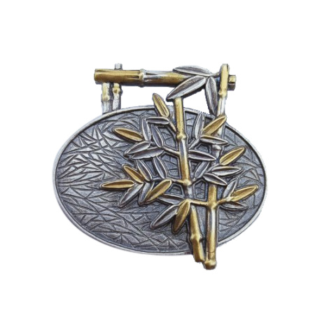 Брошь-подвеска из серебра «Веточка»