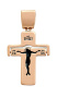 Крест с распятием позолоченный