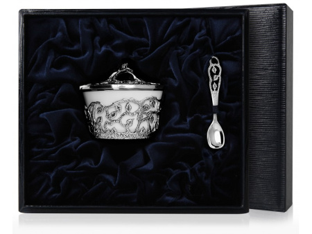 Серебряная солонка «Листопад»