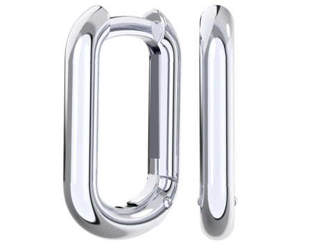 Серебряные серьги «Геометрия»