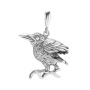 Подвеска из серебра «Вороненок»