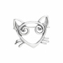 Серебряная брошь «Мурлыка»