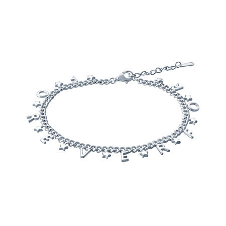 Серебряные браслет «Forever»