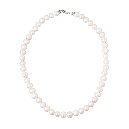 Бусы из серебра с жемчугом