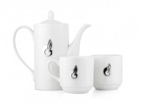 Фарфоровый чайный набор «Газпром»