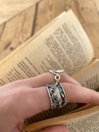 Кольцо из серебра «Лагуна»