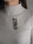 Брошь из серебра