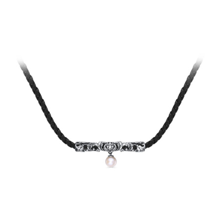Колье из серебра с жемчугом