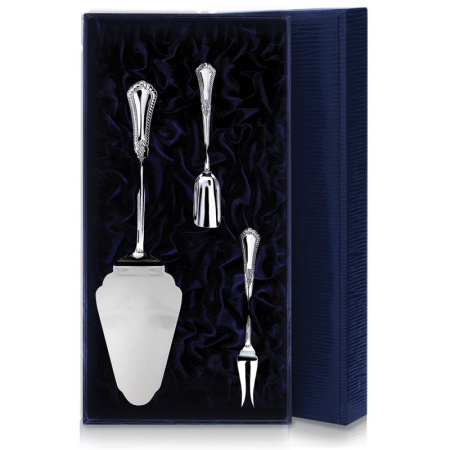 Набор чайный «Фаворит» вилка для лимона, лопатка для пирожного, совок для сахара