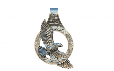 Подвеска серебряная «Парящий Орел»