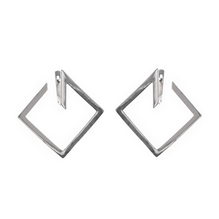Серебряные серьги «Геометрия»