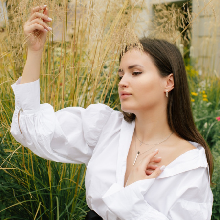 Серебряные серьги «Цепи»