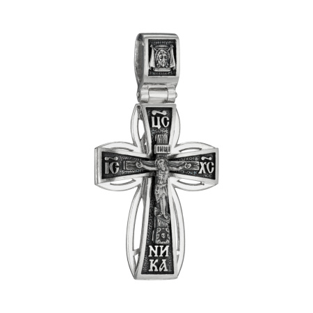 Крест серебряный с чернением