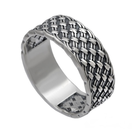 Серебряное кольцо «Плетенка»