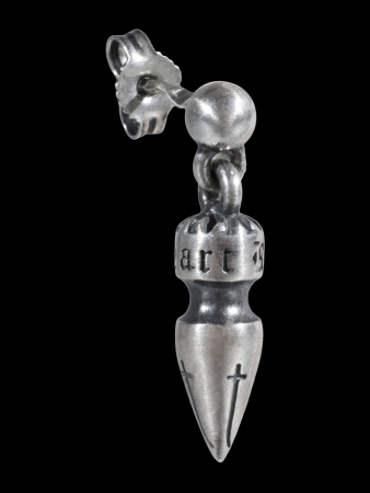 Серебряная моносерьга