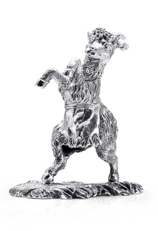 Серебряная статуэтка «Коза-дереза»