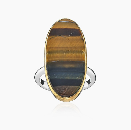 Серебряное кольцо «Древесный Мотив»