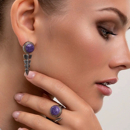 Серебряное кольцо «Чертополох»