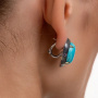 Серебряные серьги «Небесная Эра»