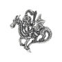 Брошь-кулон из серебра «Родео»