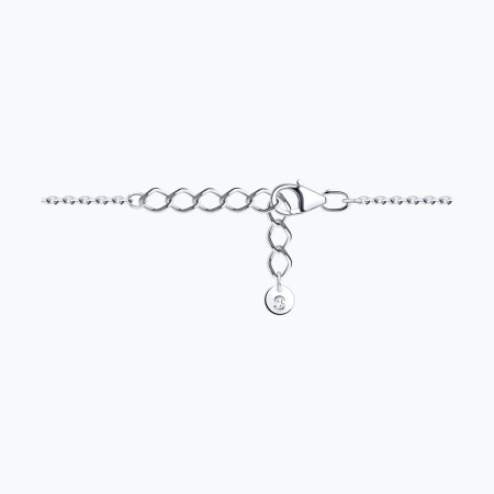 Браслет из серебра с топазами «Бабочки»