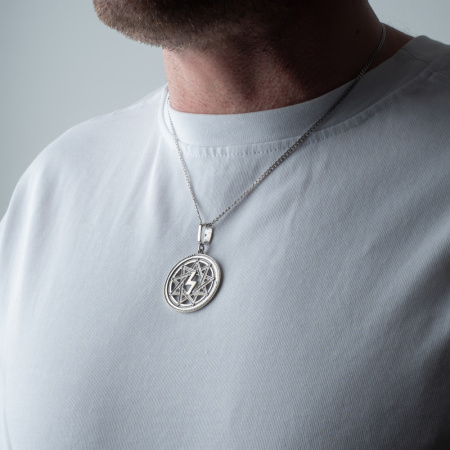 Серебряный оберег «Перуница богатырская»