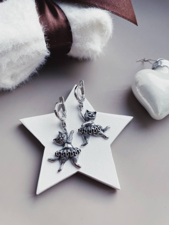 Серьги из серебра «Щелкунчик»