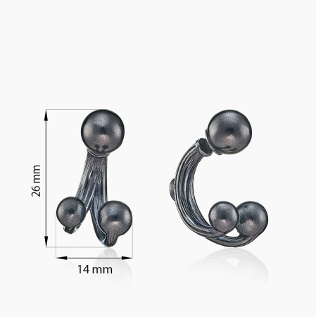 Серьги из серебра