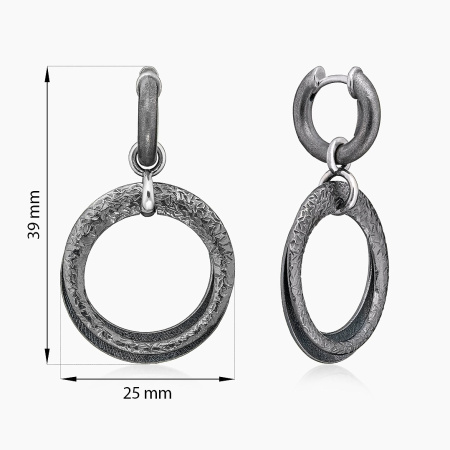 Серьги из серебра