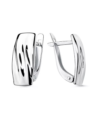 Серебряные серьги «Блик»