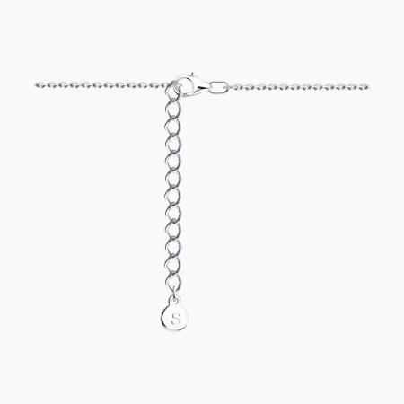 Колье из серебра с фианитами