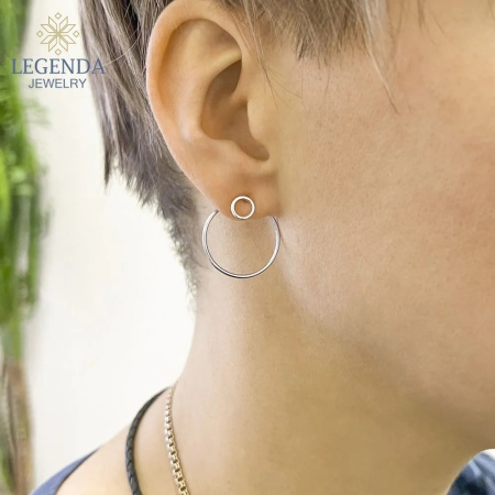 Серьги из серебра
