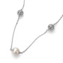 Колье из серебра с жемчугом