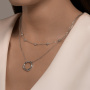 Серебряное колье