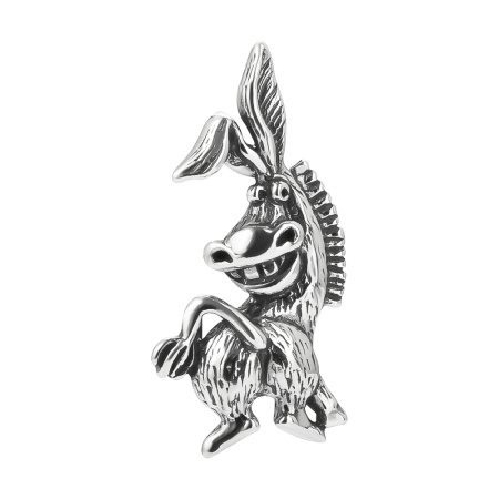 Подвеска из серебра «Шутник»