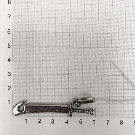 Серебряный кулон «Кинжал»