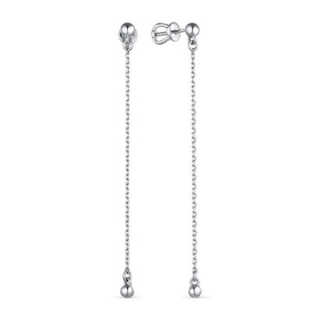 Серебряные серьги-пуссеты «Шарики»