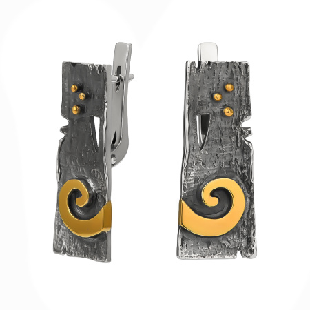 Серебряные серьги