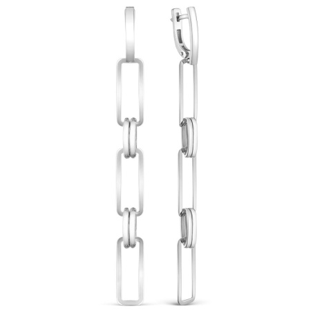 Серебряные серьги «Цепи»
