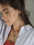 Серьги «Амазонка» из серебра с фианитами