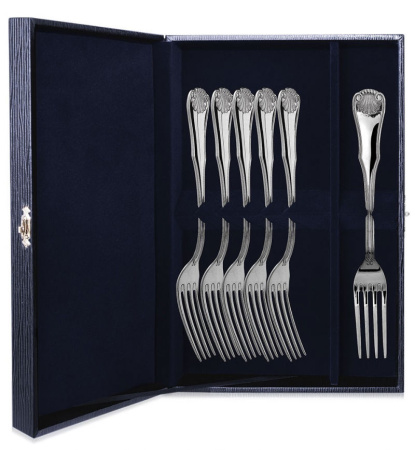 Серебряный набор «Визит» 6 столовых вилок