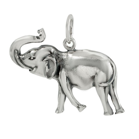 Серебряный кулон «Слон»