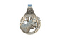 Серебряный подвес малый «Темный лось»