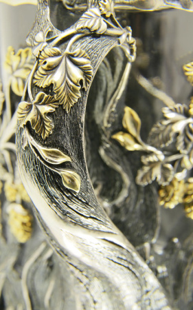 Серебряная пивная кружка «Медведь»