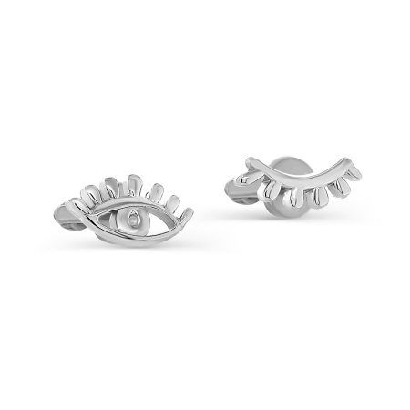 Серьги из серебра «Глаза»