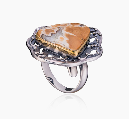 Серебряное кольцо с яшмой