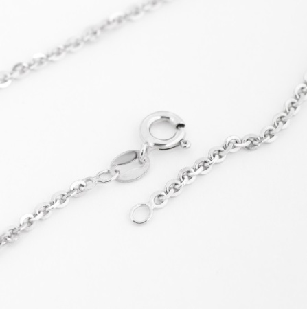 Цепь серебряная «Якорная»